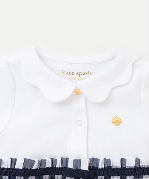 ギンガムショートオール（ロンパース）｜kate spade new york