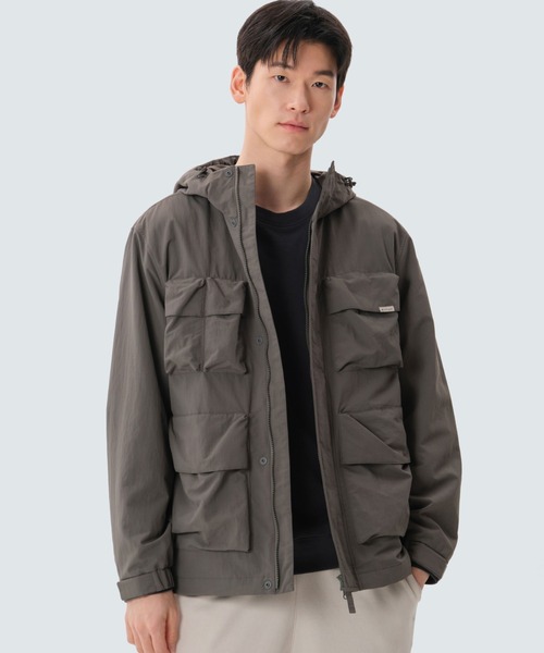 Snow Peak(スノーピーク)の「Cample Utility Windbreaker(その他アウター・メンズ・チャコール/ライトグレー/カーキ・XL/L/M)」の1枚目の写真