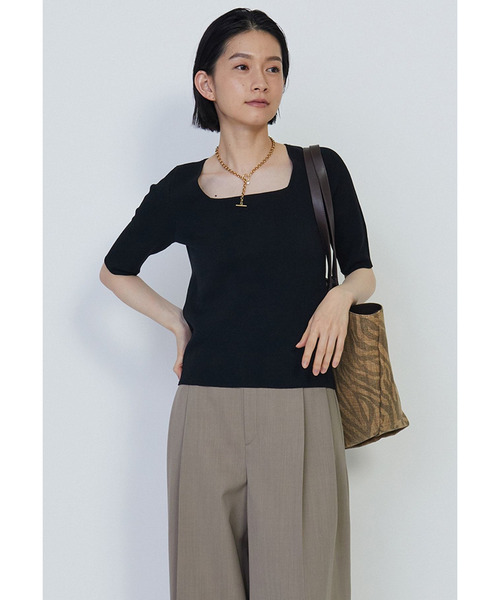 美品♪1er arrondissement リネンヴィスコースラフプルオーバー 美品♪1er arrondissement リネンヴィスコースラフプルオーバー