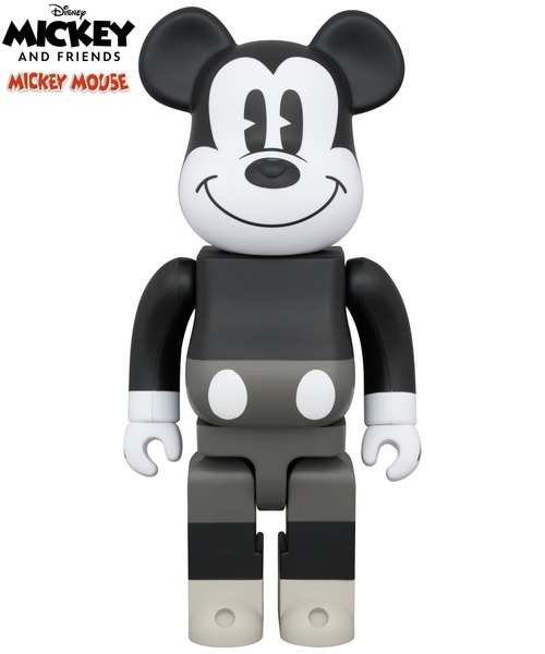 BE@RBRICK ミッキー ベアブリック (B&W Ver.) 1000% BE@RBRICK MICKEY MOUSE B&W Ver.（MICKEY MOUSE & FRIENDS） 400