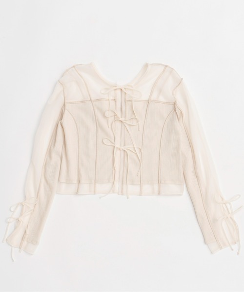 Reversible Sheer Cardigan/リバーシブルシアーカーディガン