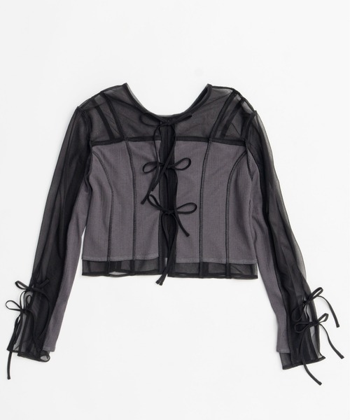 Reversible Sheer Cardigan/リバーシブルシアーカーディガン