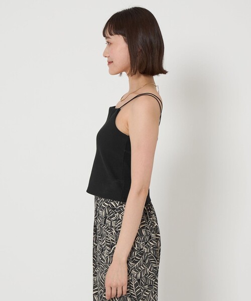 green label relaxing（グリーンレーベルリラクシング）の「パスタ キャミソール（キャミソール・レディース・ホワイト/ブラック・FREE）」の12枚目の写真