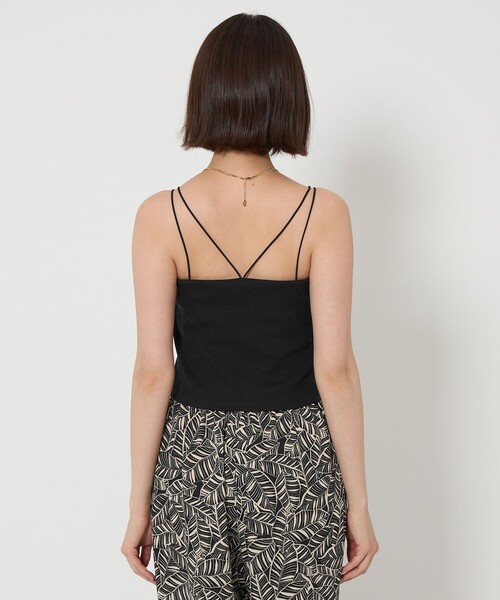 green label relaxing（グリーンレーベルリラクシング）の「パスタ キャミソール（キャミソール・レディース・ホワイト/ブラック・FREE）」の13枚目の写真