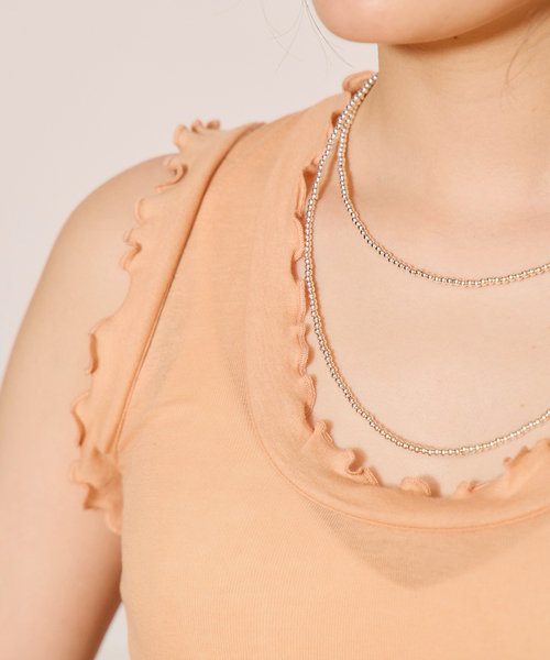 シームレスベーシック Flounce タンクトップ seamless basic./シームレスベーシック Flounce タンクトップ