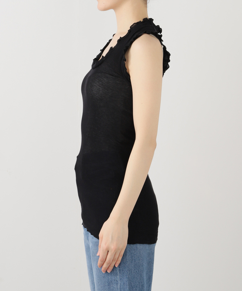 seamless basic./シームレスベーシック Flounce タンクトップ（タンク