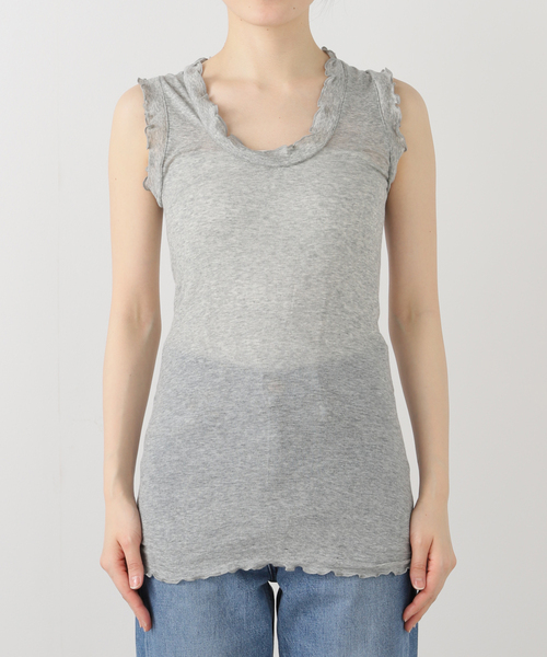 seamless basic./シームレスベーシック Flounce タンクトップ（タンク