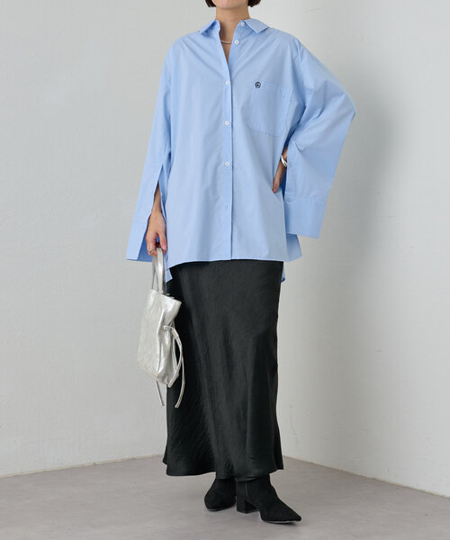 Omekashi（オメカシ）の「ROROL レザーミニ巾着トート（ショルダーバッグ・レディース・ブラック/シルバー/オフホワイト・ONE SIZE）」の22枚目の写真