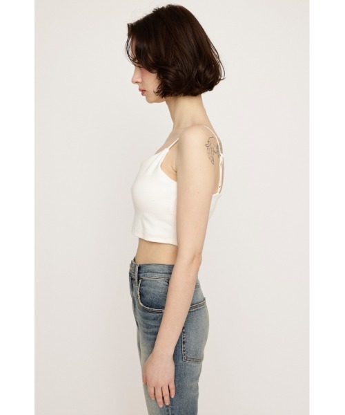 SLY(スライ)の「CUP IN CAMI カップイン キャミ(キャミソール・レディース・ブラック/オフホワイト・FREE)」の7枚目の写真