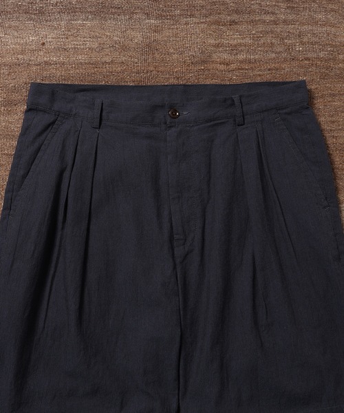 ADAM ET ROPE'(アダムエロペ)の「【WILD LIFE TAILOR】ライトピケ ワイドショーツ(その他パンツ・メンズ・ネイビー/ブラック系その他3・XL/L/M)」の10枚目の写真