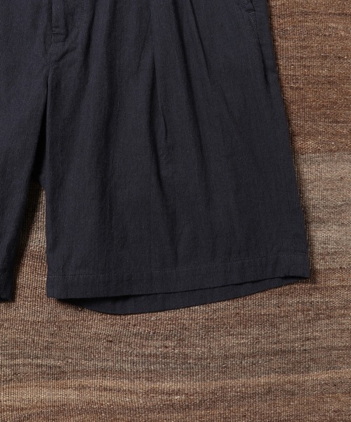 ADAM ET ROPE'(アダムエロペ)の「【WILD LIFE TAILOR】ライトピケ ワイドショーツ(その他パンツ・メンズ・ネイビー/ブラック系その他3・XL/L/M)」の7枚目の写真
