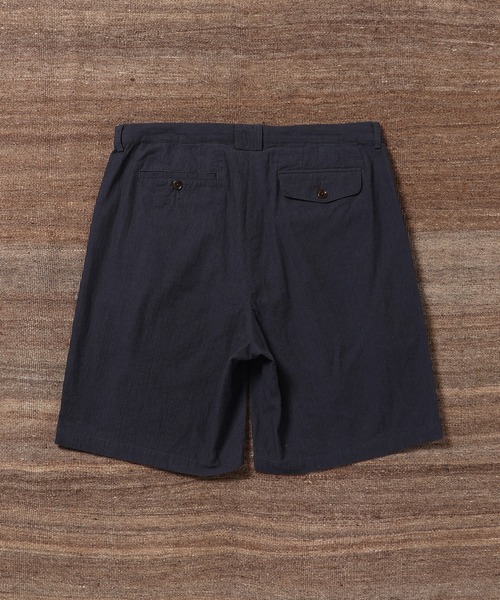 ADAM ET ROPE'(アダムエロペ)の「【WILD LIFE TAILOR】ライトピケ ワイドショーツ(その他パンツ・メンズ・ネイビー/ブラック系その他3・XL/L/M)」の6枚目の写真