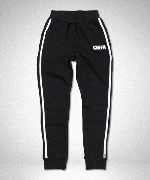 CHEER(チアー)の「ダブルラインスリムフィットスウェットパンツ(スウェットパンツ・レディース・ホワイト/ブラック・S/M/L/LL)」の7枚目の写真