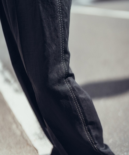 Subciety(サブサエティ)の「Hand stitch slacks(スラックス・メンズ・オリーブ/ブルー/ブラック・SMALL/MEDIUM/LARGE/X-LARGE)」の20枚目の写真