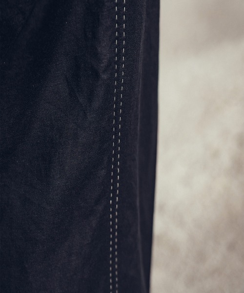 Subciety(サブサエティ)の「Hand stitch slacks(スラックス・メンズ・オリーブ/ブルー/ブラック・SMALL/MEDIUM/LARGE/X-LARGE)」の17枚目の写真