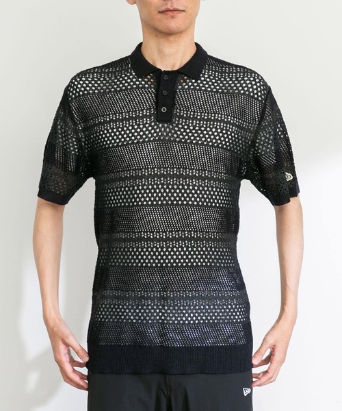 FCRB NEW ERA ポロシャツ セール】NEW ERA GOLF SHORT-SLEEVE MESH POLO（ポロシャツ