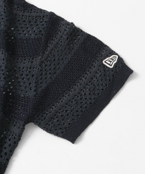 NEW ERA(ニューエラ)の「NEW ERA GOLF SHORT-SLEEVE MESH POLO(ポロシャツ・メンズ・ブラック・MEDIUM/LARGE)」の7枚目の写真