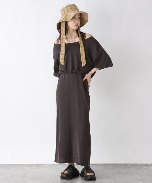 JEANASIS（ジーナシス）の「リボンツキツバヒロ HAT/459389（ハット・レディース・カーキ系/ブラック/ベージュ系その他・FREE）」の11枚目の写真