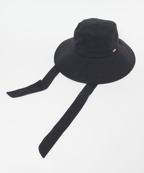 JEANASIS（ジーナシス）の「リボンツキツバヒロ HAT/459389（ハット・レディース・カーキ系/ブラック/ベージュ系その他・FREE）」の20枚目の写真