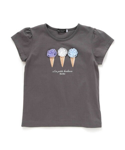 メゾピアノ 150㎝ 半袖Tシャツ (ベリエ アイスクリーム柄)