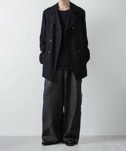 ato（アトウ）の「WIDE FRINGE PANTS（その他パンツ・メンズ・グレー/ブラック・44/46/48）」の12枚目の写真