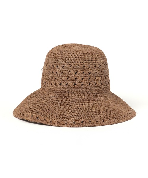 niko and...（ニコアンド）の「オリジナルラフィアキャペリン（ハット・レディース・ナチュラル/モカ・FREE）」の21枚目の写真