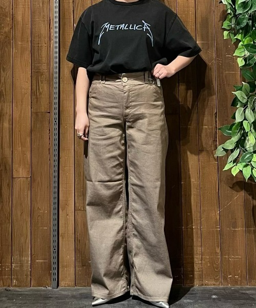SOMETHING(サムシング)の「SOMETHING(サムシング)「SUMMER COOL」 涼しいセミワイドデニムパンツ(その他パンツ・レディース・ベージュ・L/XS/S/M)」の10枚目の写真