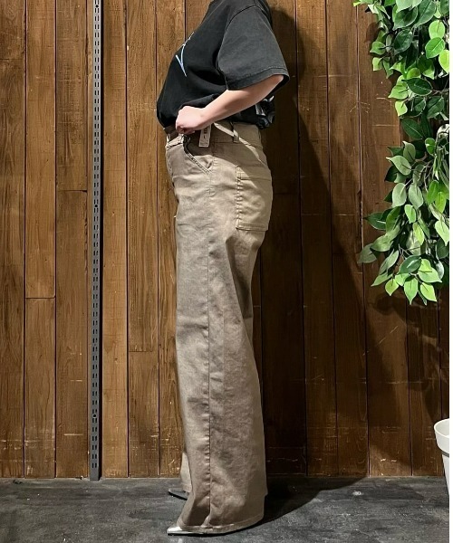 SOMETHING(サムシング)の「SOMETHING(サムシング)「SUMMER COOL」 涼しいセミワイドデニムパンツ(その他パンツ・レディース・ベージュ・L/XS/S/M)」の11枚目の写真