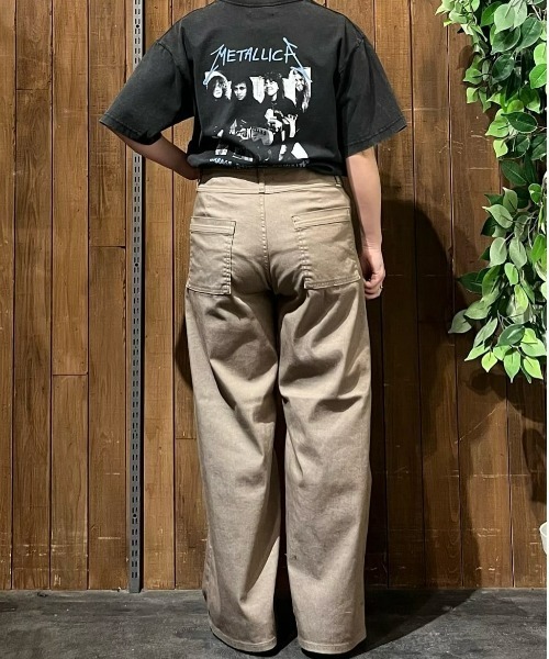 SOMETHING(サムシング)の「SOMETHING(サムシング)「SUMMER COOL」 涼しいセミワイドデニムパンツ(その他パンツ・レディース・ベージュ・L/XS/S/M)」の12枚目の写真