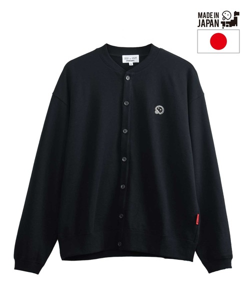 Felt-Maglietta（フェルトマリエッタ）の「[ROUXDI PERFE ルゥディパフィー]日本製裏毛カーディガン（カーディガン/ボレロ・メンズ・ホワイト/ブラック/ベージュ・MEDIUM/LARGE）」の8枚目の写真