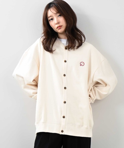 Felt-Maglietta（フェルトマリエッタ）の「[ROUXDI PERFE ルゥディパフィー]日本製裏毛カーディガン（カーディガン/ボレロ・メンズ・ホワイト/ブラック/ベージュ・MEDIUM/LARGE）」の14枚目の写真