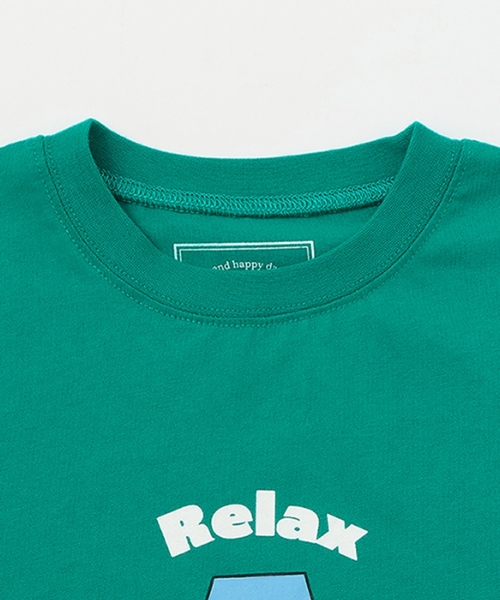 and D. petit main(アンドディープティマイン)の「【綿100%】【365D.】OFUZAKEグラフィックワイド半袖Tシャツ(Tシャツ/カットソー・キッズ・ピンク/ブラック/ブルー/レッド/パープル/ホワイト/グリーン/イエロー・130cm/90cm/110cm/100cm/120cm/140cm/150cm)」の20枚目の写真