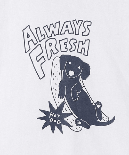 and D. petit main(アンドディープティマイン)の「【綿100%】【365D.】OFUZAKEグラフィックワイド半袖Tシャツ(Tシャツ/カットソー・キッズ・ピンク/ブラック/ブルー/レッド/パープル/ホワイト/グリーン/イエロー・130cm/90cm/110cm/100cm/120cm/140cm/150cm)」の21枚目の写真
