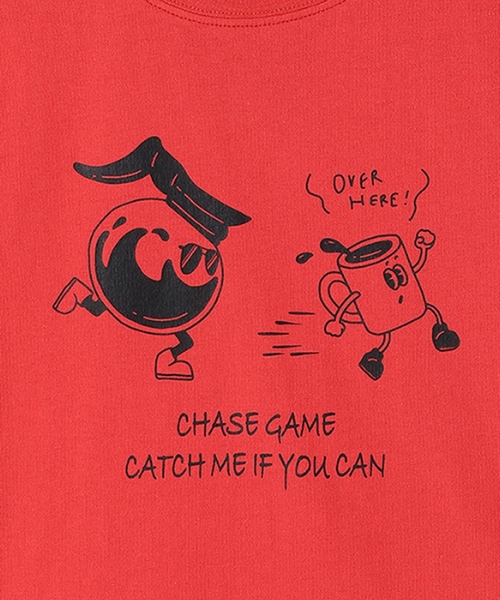 and D. petit main(アンドディープティマイン)の「【綿100%】【365D.】OFUZAKEグラフィックワイド半袖Tシャツ(Tシャツ/カットソー・キッズ・ピンク/ブラック/ブルー/レッド/パープル/ホワイト/グリーン/イエロー・130cm/90cm/110cm/100cm/120cm/140cm/150cm)」の22枚目の写真