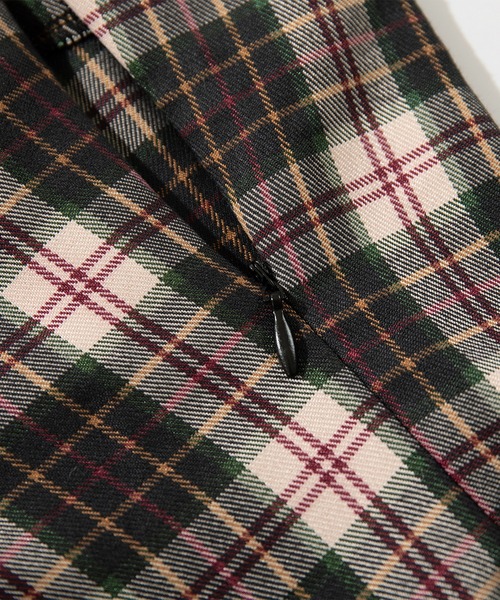 HOOK(フック)の「【HOOK】for girls チェック柄ジャンパースカート(ジャンパースカート・レディース・ブラック/グリーン・SMALL/MEDIUM/LARGE)」の10枚目の写真