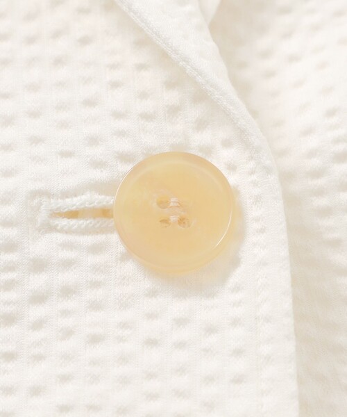 MACKINTOSH LONDON(マッキントッシュ ロンドン)の「ストレッチサッカージャケット(テーラードジャケット・レディース・オフホワイト/ブラック/ブラウン・38/40)」の12枚目の写真