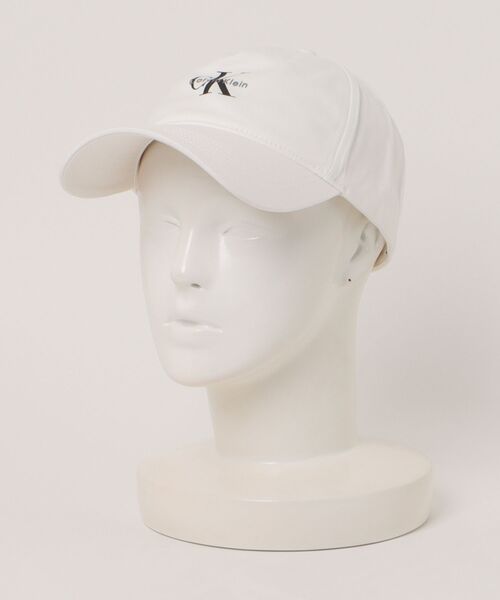 Calvin Klein(カルバン・クライン)の「CK モノロゴプリント ベースボールキャップ MONOLOGO PRINTED BASEBALL CAP(キャップ・メンズ・ブラック/ホワイト/ブラウン・ONE SIZE)」の11枚目の写真