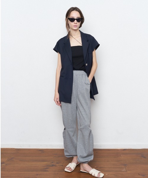 Muel Chic（ミュエルシック）の「Urith tailored vest ウリステーラードベスト（ベスト・レディース・ピンク/ネイビー/ベージュ・FREE）」の13枚目の写真