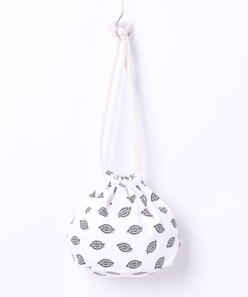Dickies（ディッキーズ）の「【Dickies】DK EX PRINT PURSE BAG MN / ディッキーズ ロゴ総柄 プリント パースバッグ（ハンドバッグ・メンズ・オレンジ/ブラック・FREE）」の9枚目の写真