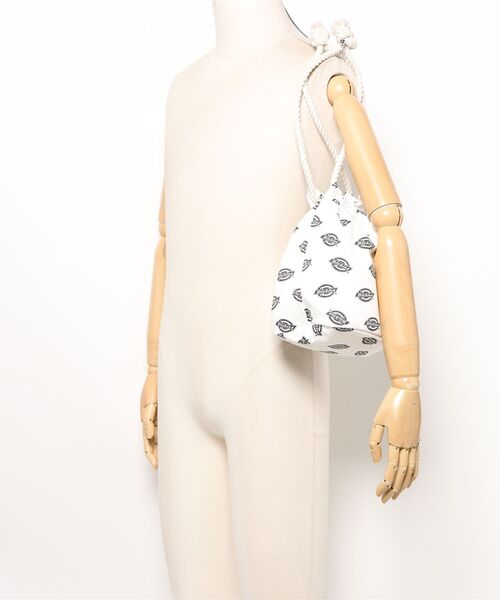 Dickies（ディッキーズ）の「【Dickies】DK EX PRINT PURSE BAG MN / ディッキーズ ロゴ総柄 プリント パースバッグ（ハンドバッグ・メンズ・オレンジ/ブラック・FREE）」の12枚目の写真