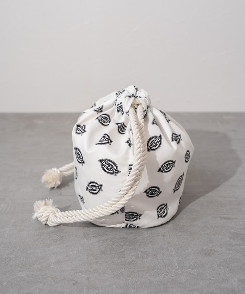 Dickies（ディッキーズ）の「【Dickies】DK EX PRINT PURSE BAG MN / ディッキーズ ロゴ総柄 プリント パースバッグ（ハンドバッグ・メンズ・オレンジ/ブラック・FREE）」の3枚目の写真