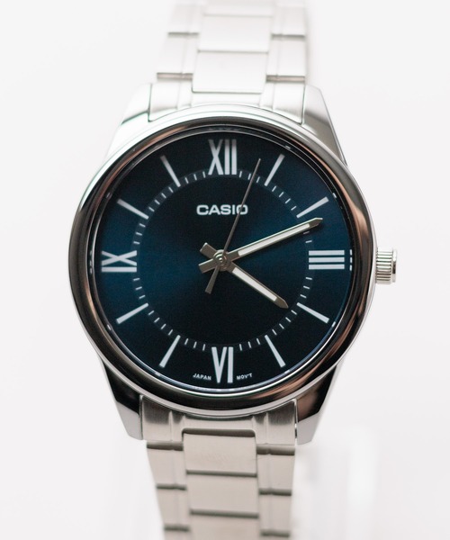 CASIO(カシオ)の「【60】【ITN】【CASIO】STANDARD MENS ROUND METAL BAND(アナログ腕時計・メンズ・ブルー系その他/シルバー系その他/ブラック/ブラック系その他/ブルー/シルバー/シルバー系その他2/ブラック系その他2・FREE)」の5枚目の写真