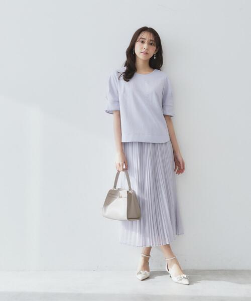 index（インデックス）の「シアープリーツフレアスカート【洗濯機洗い可】（スカート・レディース・ブルー系その他/ピンク系/ライトグレー/チャコールグレー・00）」の11枚目の写真