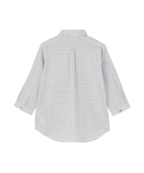 TOKYO SHIRTS（トウキョウシャツ）の「【Pitta Re:)】ふわっとガーゼシャツ 七分袖 綿100% レディースカジュアルシャツ（シャツ/ブラウス・レディース・グレー・S/M/L/LL）」の5枚目の写真