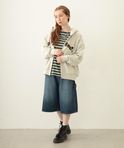 MILKFED.(ミルクフェド)の「STRIPED L/S TOP(Tシャツ/カットソー・レディース・マルチ/ブラック/グリーン・ONE SIZE)」の17枚目の写真