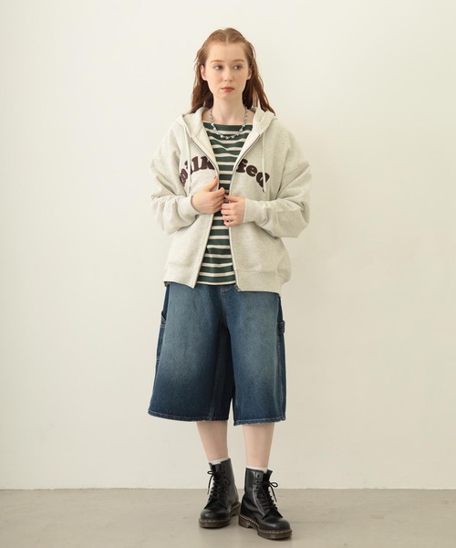 MILKFED.(ミルクフェド)の「STRIPED L/S TOP(Tシャツ/カットソー・レディース・マルチ/ブラック/グリーン・ONE SIZE)」の18枚目の写真