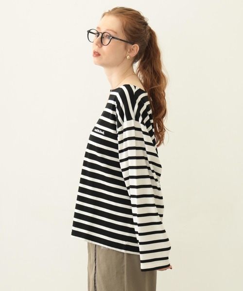 MILKFED.ストライプ 柄半袖Tシャツ MILKFED. ☆セール SALE☆ MILKFED ミルクフェド MULTI STRIPED