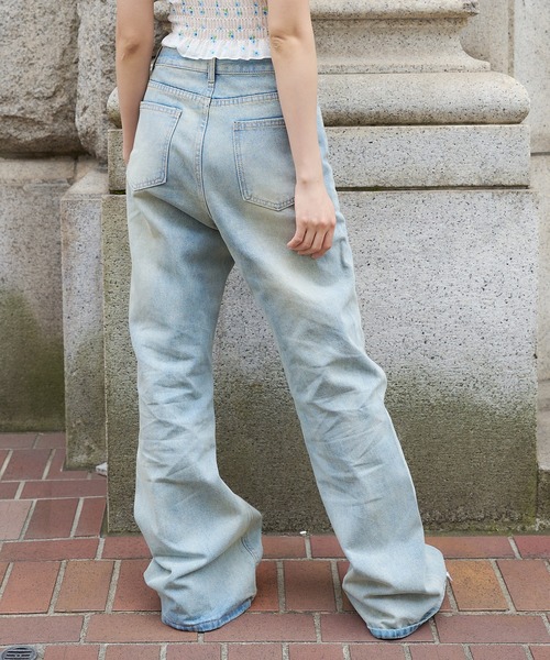 DURAS デニムパンツ セール】ヴィンテージ加工デニムパンツ（デニムパンツ）｜DURAS