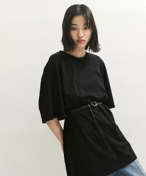 ADAM ET ROPE'(アダムエロペ)の「BIG TEE(Tシャツ/カットソー・レディース・ブラック/ホワイト/ピンク・FREE)」の19枚目の写真