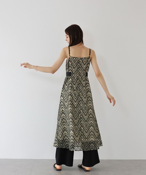 MARCHESA NOTTE ジャカード ミディワンピース 2色 Darich（ダーリッチ）の「ジャガードロゴニットミニワンピース